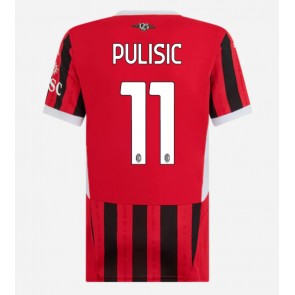 AC Milan Christian Pulisic #11 Hemmatröja Dam 2024-25 Kortärmad