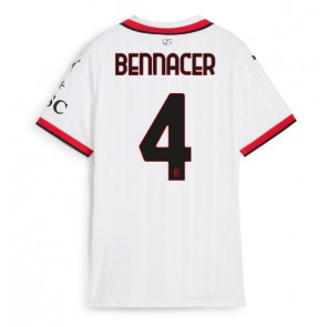 AC Milan Ismael Bennacer #4 Bortatröja Dam 2024-25 Kortärmad