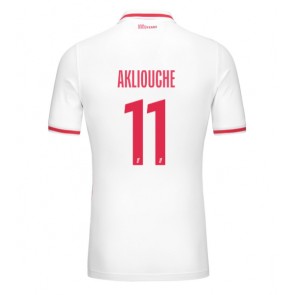 AS Monaco Maghnes Akliouche #11 Hemmatröja 2024-25 Kortärmad