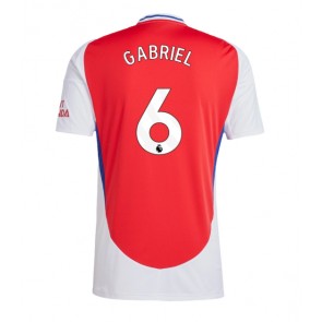 Arsenal Gabriel Magalhaes #6 Hemmatröja 2024-25 Kortärmad