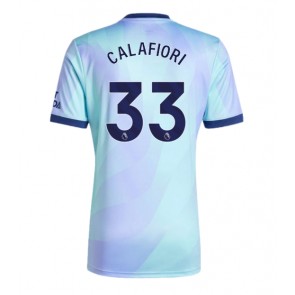 Arsenal Riccardo Calafiori #33 Tredje Tröja 2024-25 Kortärmad