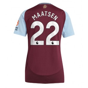 Aston Villa Ian Maatsen #22 Hemmatröja Dam 2024-25 Kortärmad