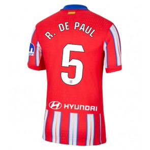 Atletico Madrid Rodrigo De Paul #5 Hemmatröja 2024-25 Kortärmad