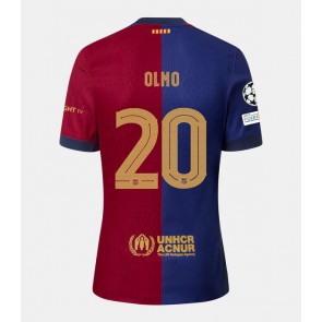 Barcelona Dani Olmo #20 Hemmatröja 2024-25 Kortärmad