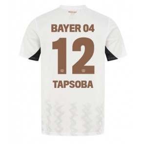 Bayer Leverkusen Edmond Tapsoba #12 Bortatröja 2024-25 Kortärmad