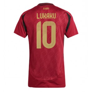 Belgien Romelu Lukaku #10 Hemmatröja Dam EM 2024 Kortärmad