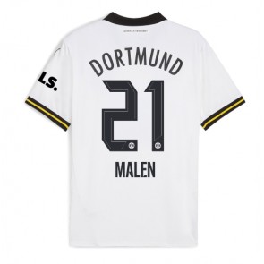 Borussia Dortmund Donyell Malen #21 Tredje Tröja 2024-25 Kortärmad