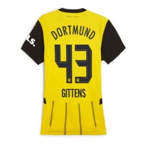 Borussia Dortmund Jamie Bynoe-Gittens #43 Hemmatröja Dam 2024-25 Kortärmad