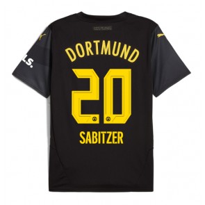 Borussia Dortmund Marcel Sabitzer #20 Bortatröja 2024-25 Kortärmad