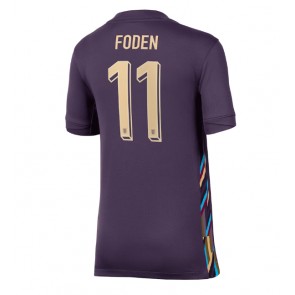 England Phil Foden #11 Bortatröja Dam EM 2024 Kortärmad