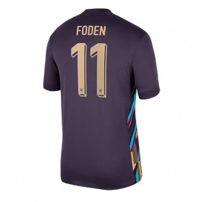 England Phil Foden #11 Bortatröja EM 2024 Kortärmad