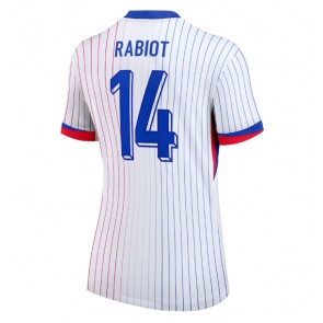 Frankrike Adrien Rabiot #14 Bortatröja Dam EM 2024 Kortärmad