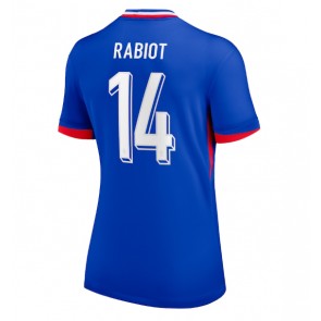 Frankrike Adrien Rabiot #14 Hemmatröja Dam EM 2024 Kortärmad