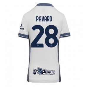 Inter Milan Benjamin Pavard #28 Bortatröja Dam 2024-25 Kortärmad