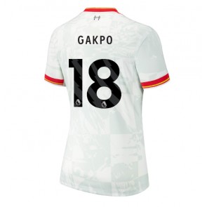 Liverpool Cody Gakpo #18 Tredje Tröja Dam 2024-25 Kortärmad