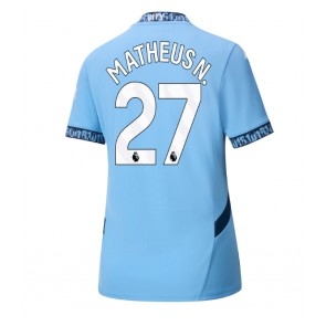 Manchester City Matheus Nunes #27 Hemmatröja Dam 2024-25 Kortärmad