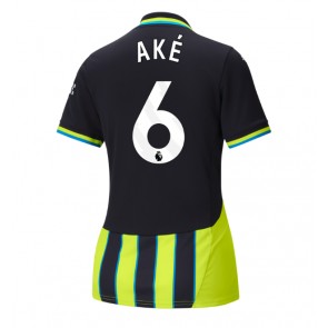 Manchester City Nathan Ake #6 Bortatröja Dam 2024-25 Kortärmad