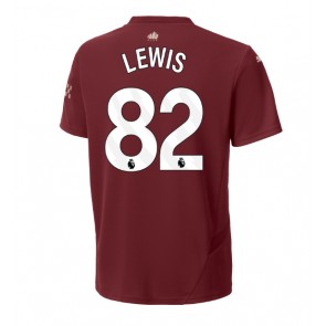 Manchester City Rico Lewis #82 Tredje Tröja 2024-25 Kortärmad