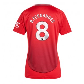 Manchester United Bruno Fernandes #8 Hemmatröja Dam 2024-25 Kortärmad