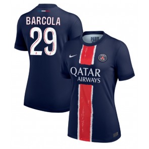 Paris Saint-Germain Bradley Barcola #29 Hemmatröja Dam 2024-25 Kortärmad