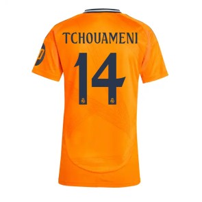 Real Madrid Aurelien Tchouameni #14 Bortatröja Dam 2024-25 Kortärmad