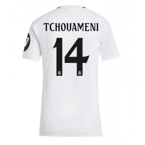 Real Madrid Aurelien Tchouameni #14 Hemmatröja Dam 2024-25 Kortärmad