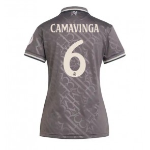 Real Madrid Eduardo Camavinga #6 Tredje Tröja Dam 2024-25 Kortärmad