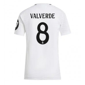 Real Madrid Federico Valverde #8 Hemmatröja Dam 2024-25 Kortärmad