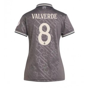 Real Madrid Federico Valverde #8 Tredje Tröja Dam 2024-25 Kortärmad