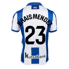 Real Sociedad Brais Mendez #23 Hemmatröja 2024-25 Kortärmad