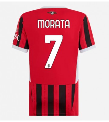 AC Milan Alvaro Morata #7 Hemmatröja Dam 2024-25 Kortärmad