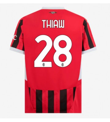 AC Milan Malick Thiaw #28 Hemmatröja 2024-25 Kortärmad