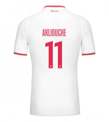 AS Monaco Maghnes Akliouche #11 Hemmatröja 2024-25 Kortärmad