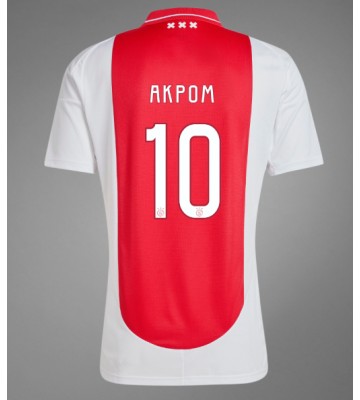 Ajax Chuba Akpom #10 Hemmatröja 2024-25 Kortärmad