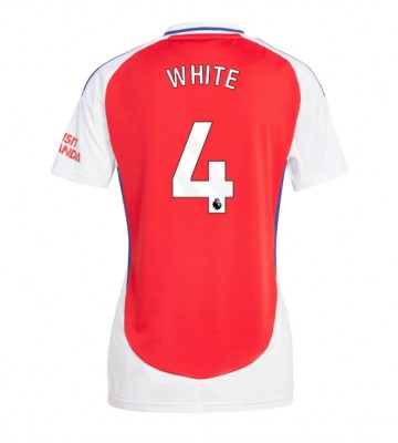 Arsenal Ben White #4 Hemmatröja Dam 2024-25 Kortärmad