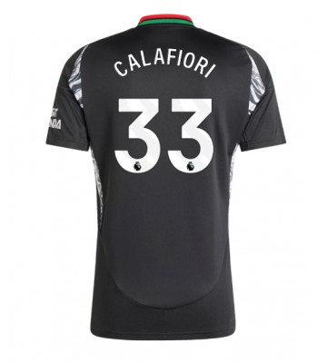 Arsenal Riccardo Calafiori #33 Bortatröja 2024-25 Kortärmad