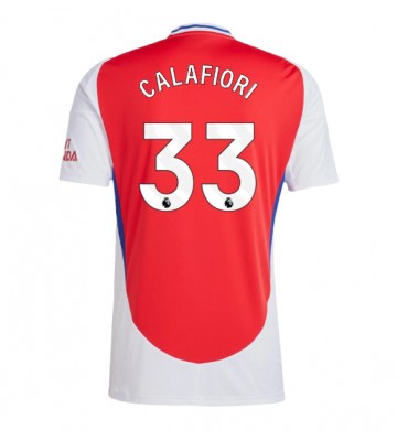 Arsenal Riccardo Calafiori #33 Hemmatröja 2024-25 Kortärmad