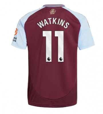 Aston Villa Ollie Watkins #11 Hemmatröja 2024-25 Kortärmad