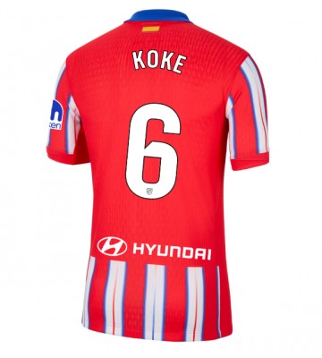 Atletico Madrid Koke #6 Hemmatröja 2024-25 Kortärmad