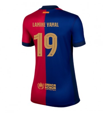 Barcelona Lamine Yamal #19 Hemmatröja Dam 2024-25 Kortärmad