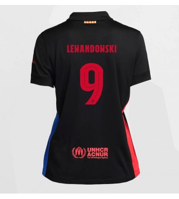 Barcelona Robert Lewandowski #9 Bortatröja Dam 2024-25 Kortärmad