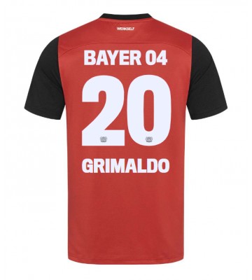 Bayer Leverkusen Alejandro Grimaldo #20 Hemmatröja 2024-25 Kortärmad