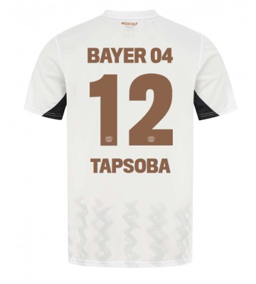 Bayer Leverkusen Edmond Tapsoba #12 Bortatröja 2024-25 Kortärmad