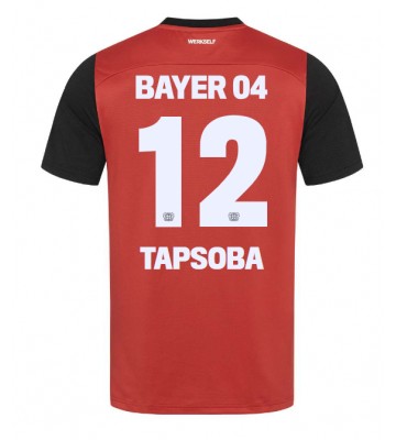 Bayer Leverkusen Edmond Tapsoba #12 Hemmatröja 2024-25 Kortärmad