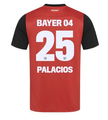 Bayer Leverkusen Exequiel Palacios #25 Hemmatröja 2024-25 Kortärmad