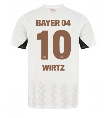 Bayer Leverkusen Florian Wirtz #10 Bortatröja 2024-25 Kortärmad