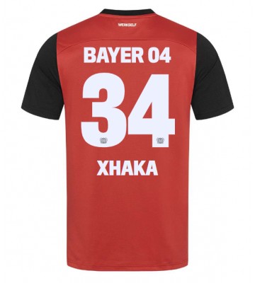 Bayer Leverkusen Granit Xhaka #34 Hemmatröja 2024-25 Kortärmad