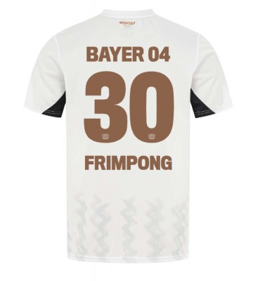 Bayer Leverkusen Jeremie Frimpong #30 Bortatröja 2024-25 Kortärmad