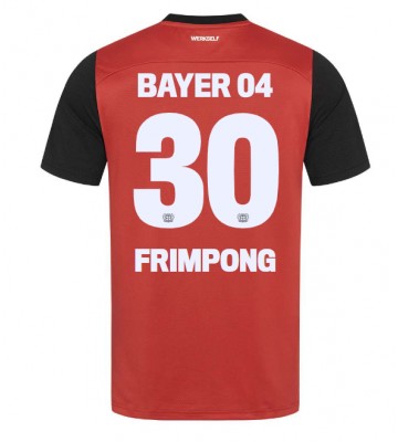 Bayer Leverkusen Jeremie Frimpong #30 Hemmatröja 2024-25 Kortärmad