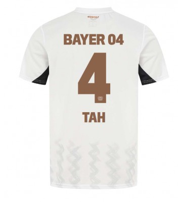 Bayer Leverkusen Jonathan Tah #4 Bortatröja 2024-25 Kortärmad